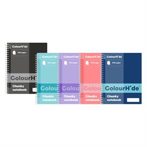 ColourHide Chunky 400 Page Notebooks